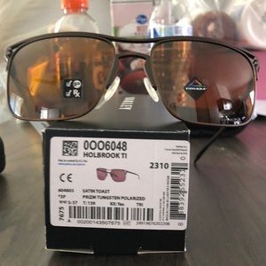 Oakley Holbrook TI Satin Toast Prizm Tungesten Polarized!